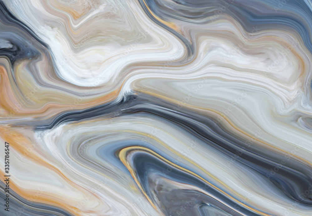 Obraz premium Marble wall texture rock high solution, nature marble blue gray brown white surface graphic pattern abstract background. use for floor ceramic counter tile natural for interior and fabric silk