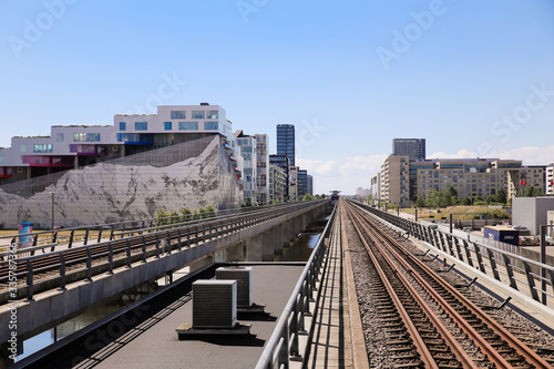 Canvas Print Modern architecture in copenhagen summer days