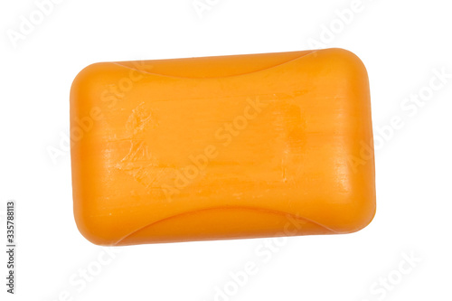 Soap bar isolated on the white background