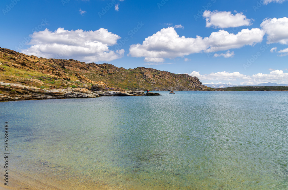 Obraz premium Beautiful Monastiri bay on Paros island. Cyclades, Greece