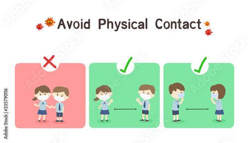 KIds have Avoid Physical Contact 