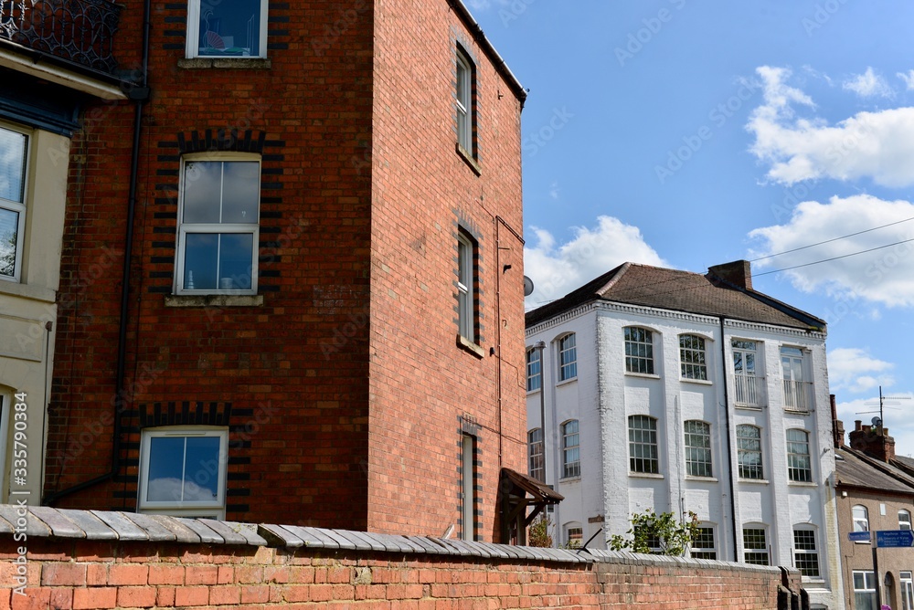 Naklejka premium 靴の聖地 ノーザンプトンの街並み