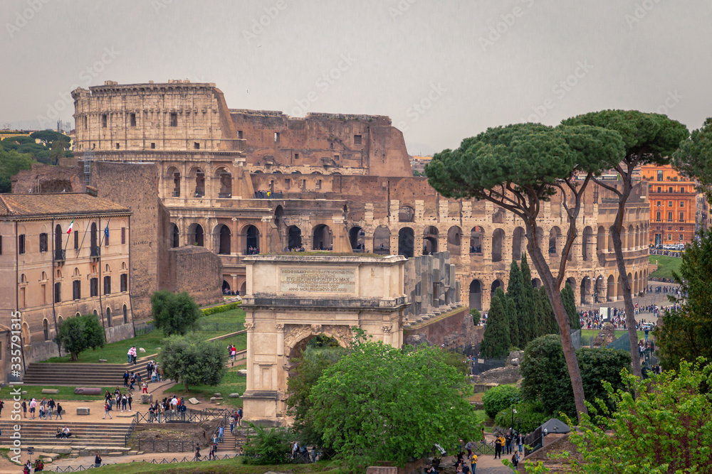 Roman Coliseum landscape