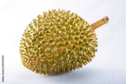 Close-up of a ripe durian