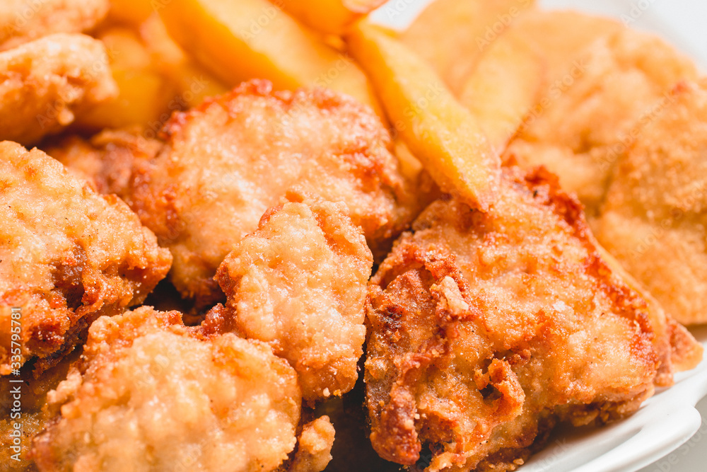 fried chicken southern style with potato and drink menu fried chicken southern style with potato and drink menu