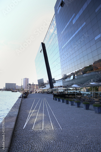 Photography Modern architecture in copenhagen summer days