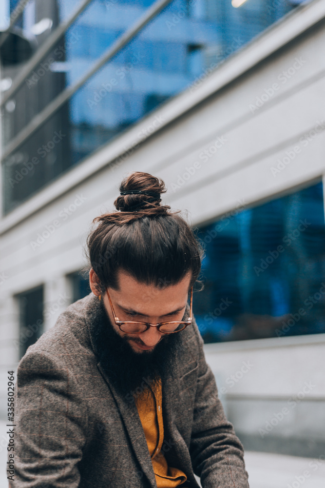 Obraz premium Young stylish hipster