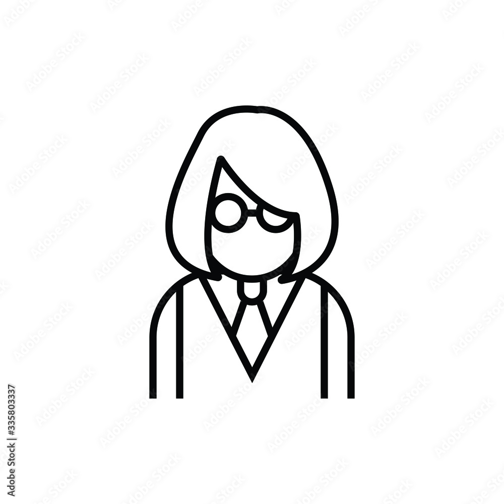 Avatar businesswomen with glasses Avatar businesswomen with glasses