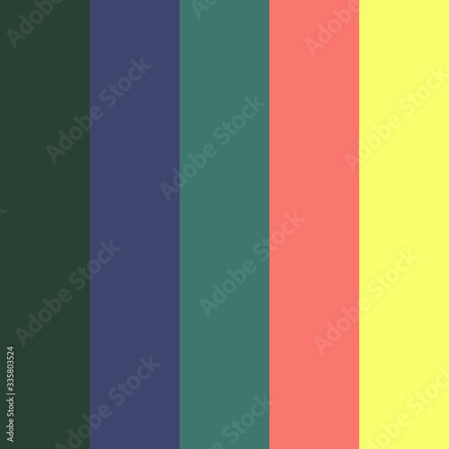 Pallet Color Scheme Combination Illustration Template 