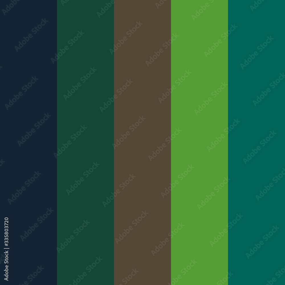 Pallet Color Scheme Combination Illustration Template 
