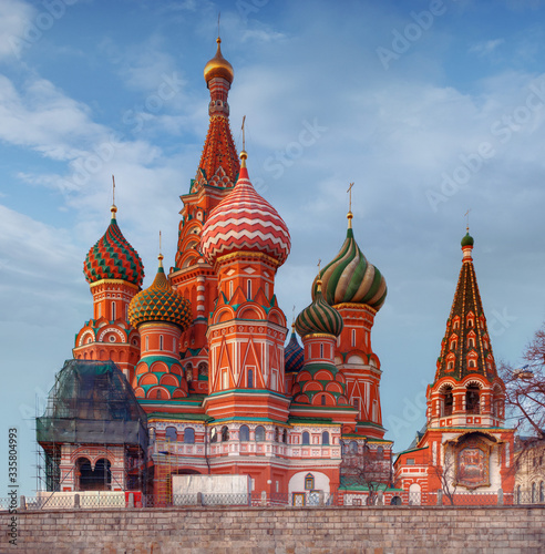 Canvas Print st basil cathedral in moscow