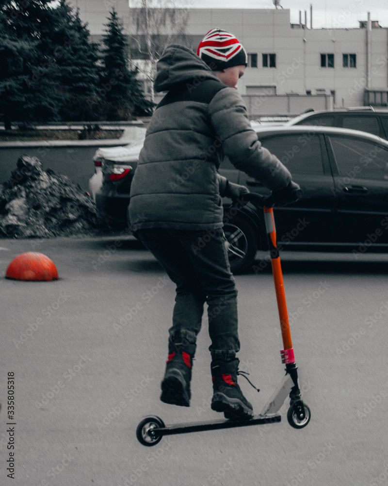 Obraz premium skater on a skateboard