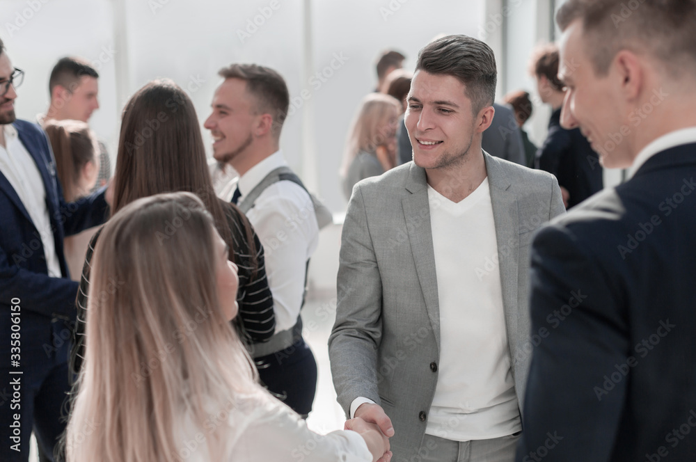business people shaking hands with each other business people shaking hands with each other