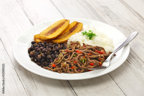 traditional venezuelan dish called Pabellon Criollo