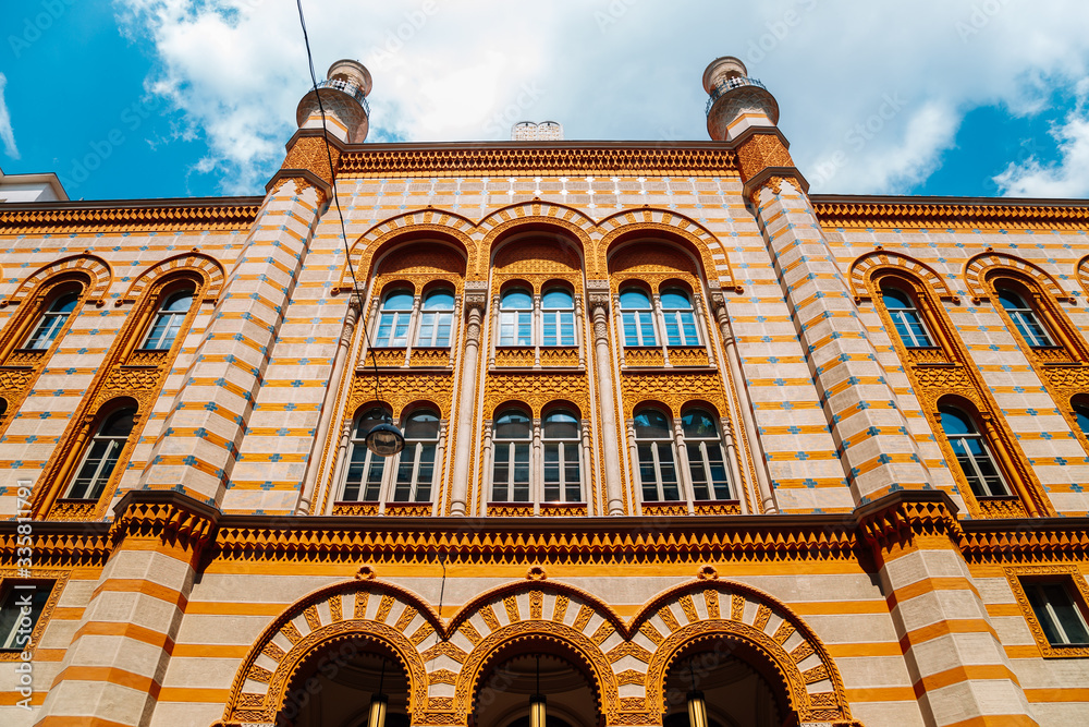 Rumbach Street Synagogue in Budapest, Hungary
