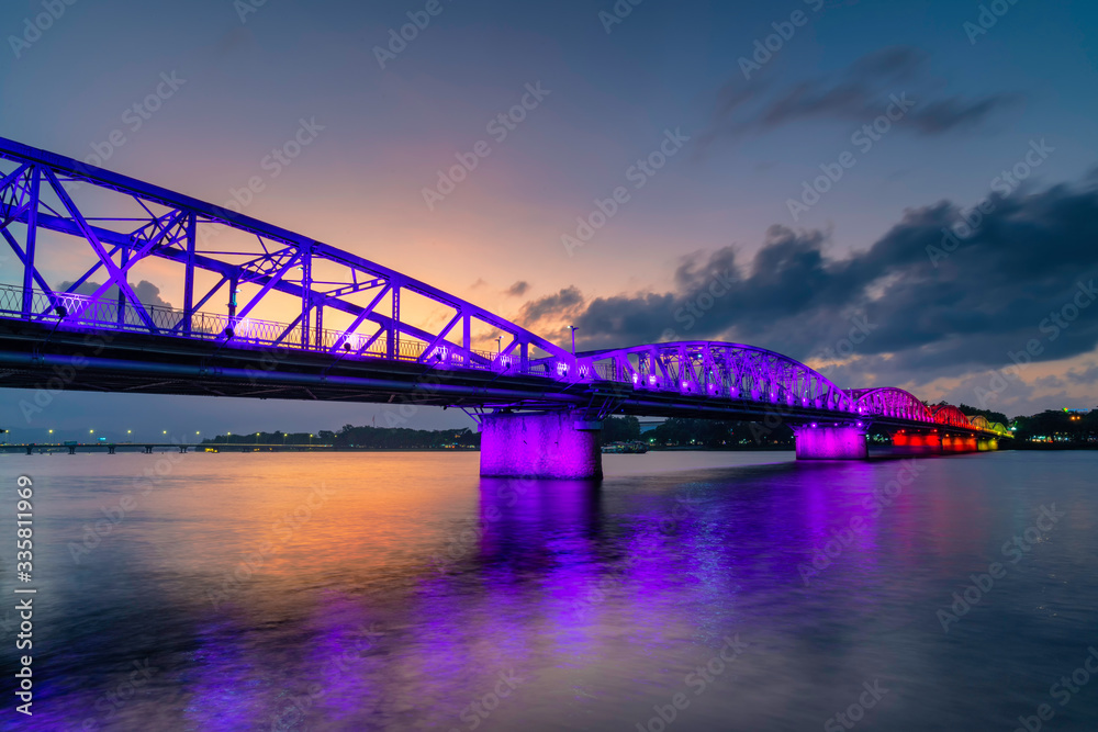 Truong Tien bridge in Hue, Vietnam Truong Tien bridge in Hue, Vietnam