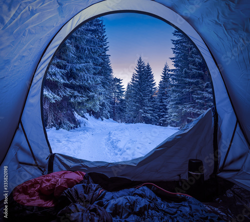 View form tent to forest fu...
