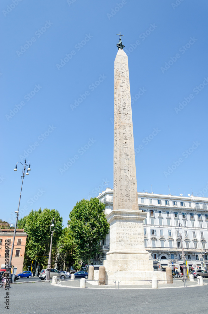 The Lateran Obelisk in Rome, Italy.