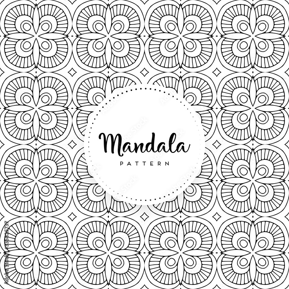 luxury ornamental mandala design background