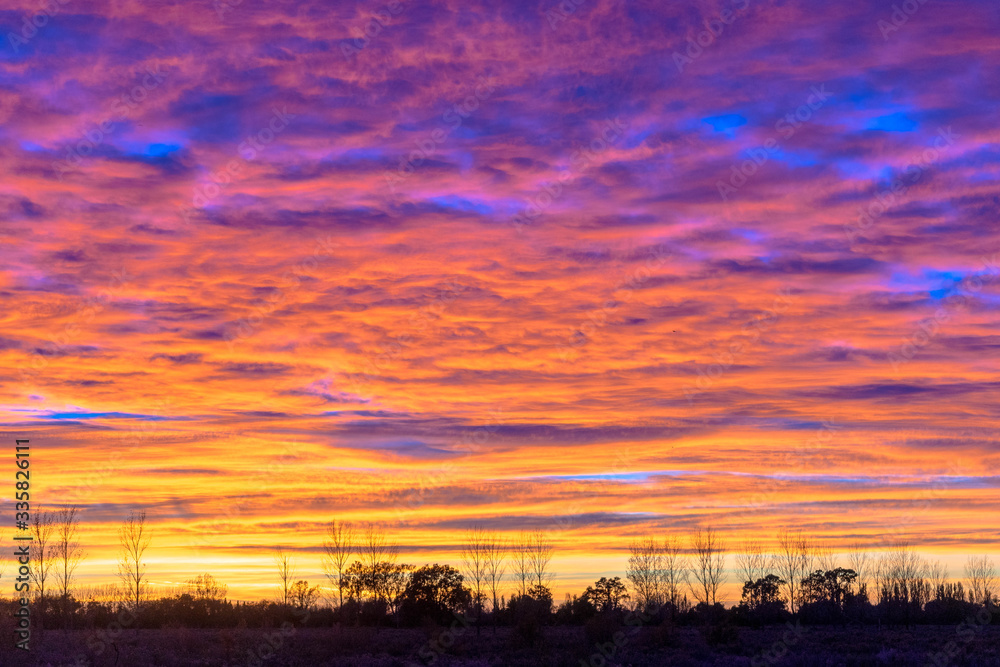 Obraz premium Sunrise from San Rafael Argentina