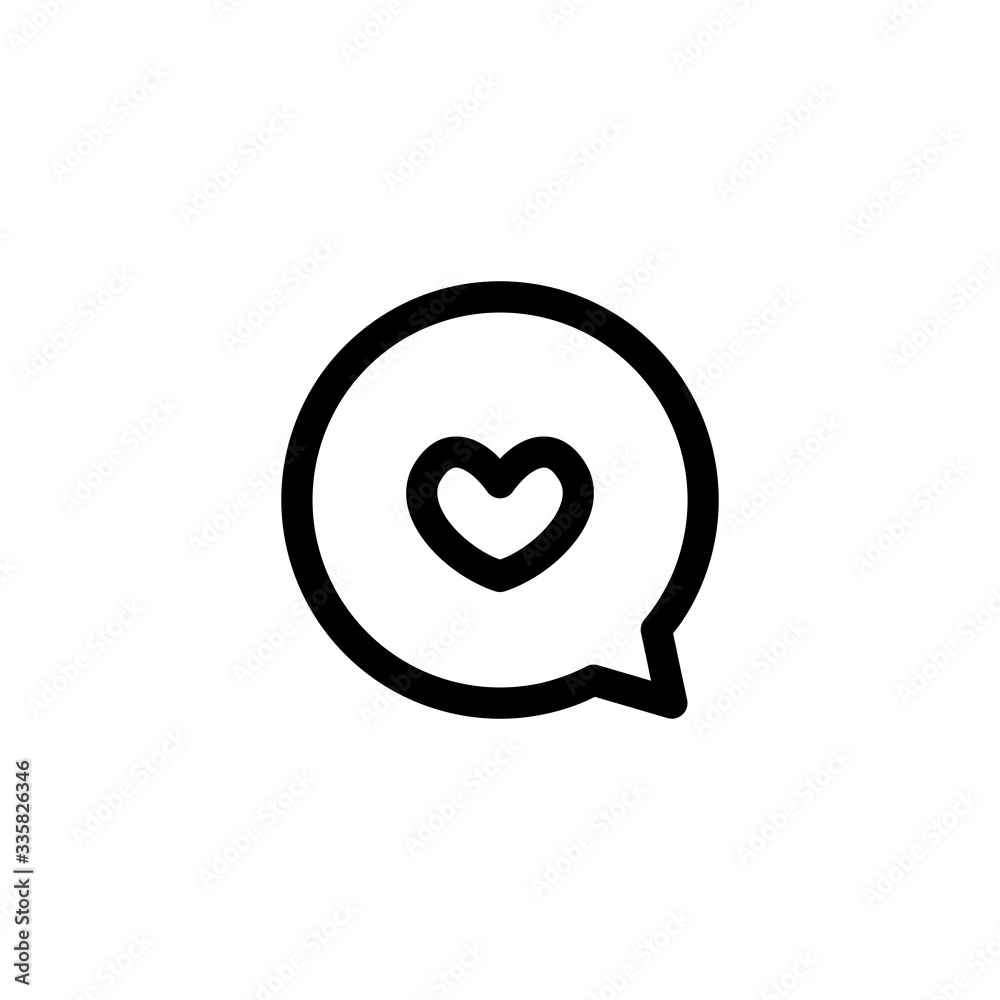 Love Message Chat Wedding Ring Outline Icon Vector Illustration
Love Message Chat Wedding Ring Outline Icon Vector Illustration