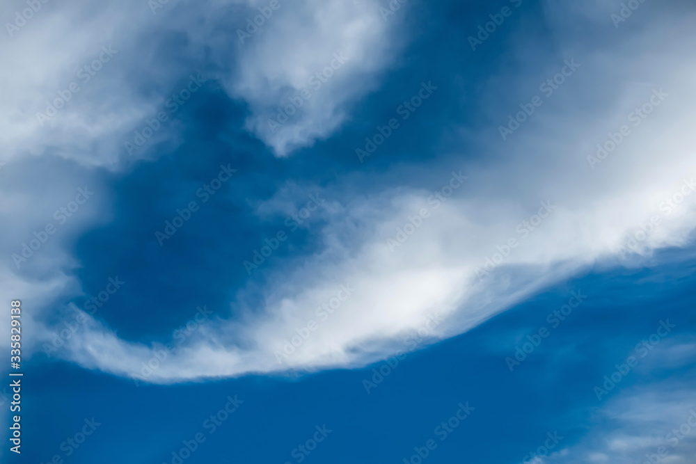 Blue cloudy sky Blue cloudy sky