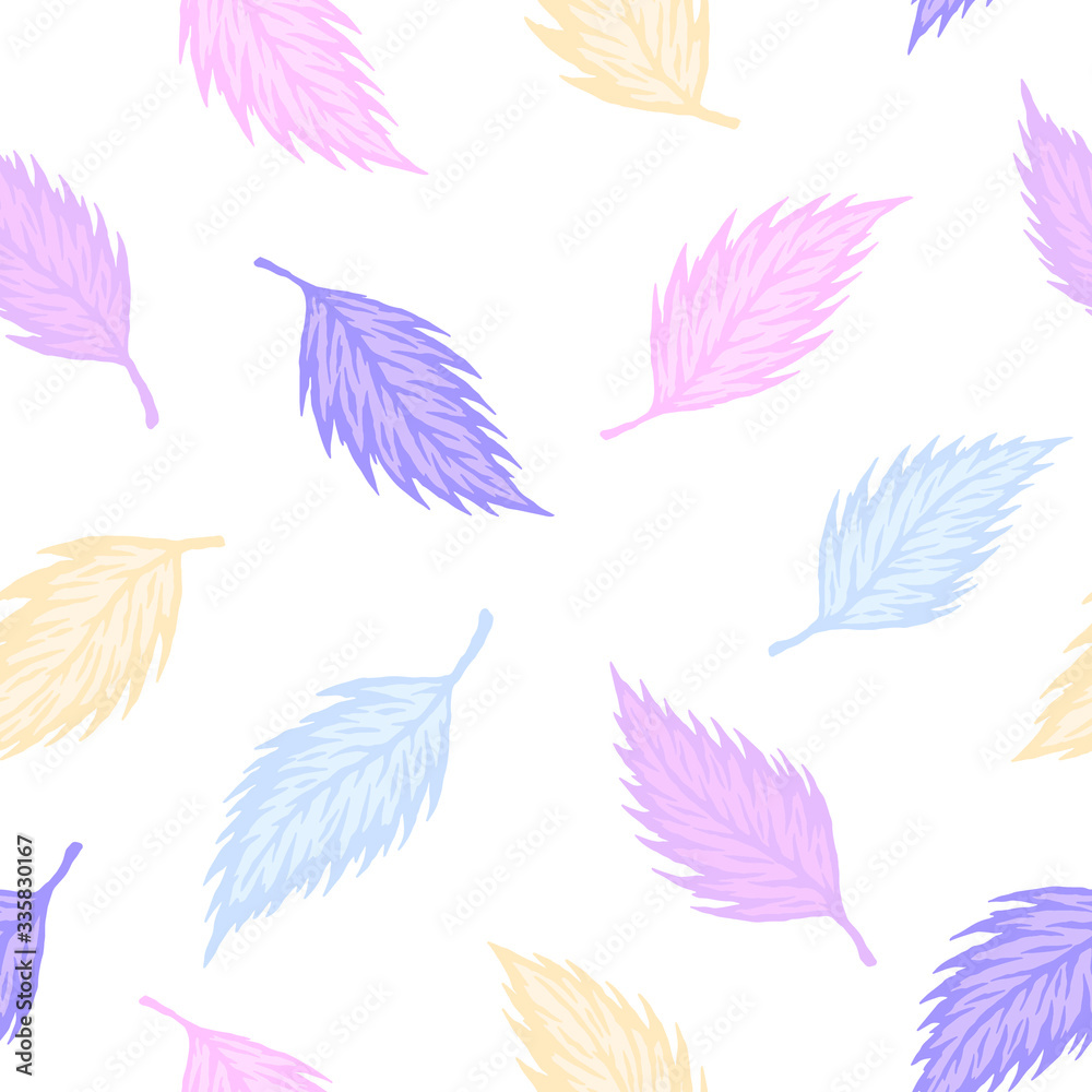 Abstract falling leaves leaf silhouette seamless pattern. Vector illustration for fashion, scrapbook, surface design
Abstract falling leaves leaf silhouette seamless pattern. Vector illustration for fashion, scrapbook, surface design