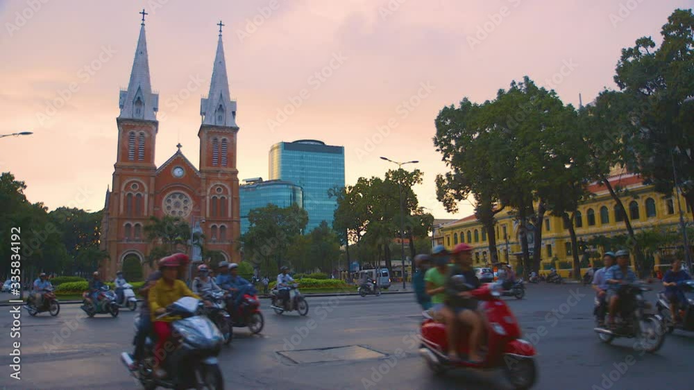 Notre-Dame Cathedral in Ho Chi Minh City, Vietnam