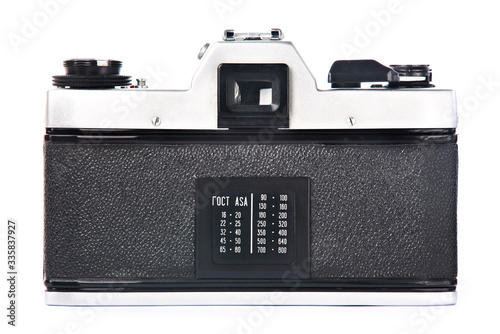 SLR camera retro isolated