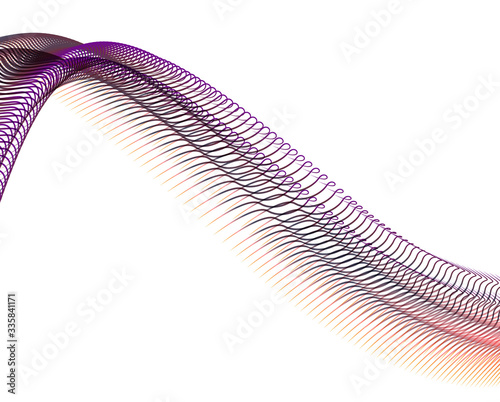 Abstract background blend wave line design for Wallpaper, Banner, Background, Card, Book Illustration, landing page