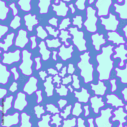 Vector illustration. Abstract multicolored bright seamless floral pattern. Design for wallpaper, covers, cards, prints.	