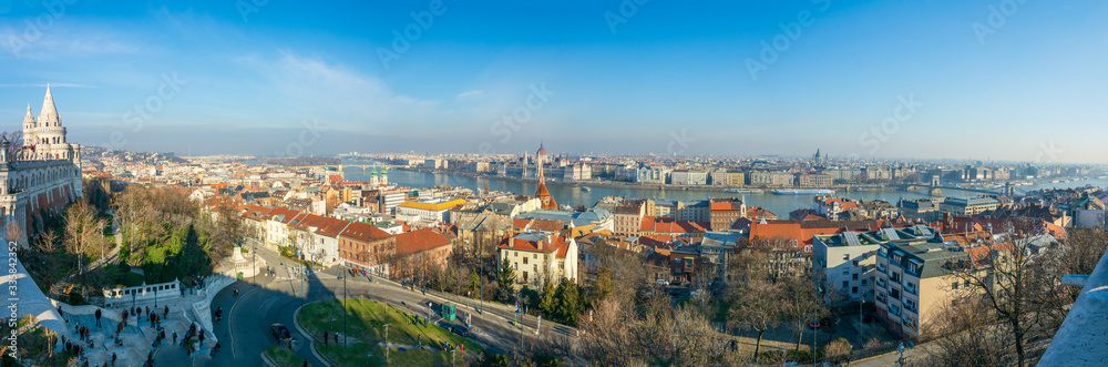 Panoramic views of Budapest