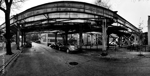 Underpass, Intersection in Chicago.