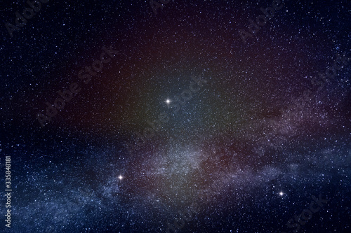 Deep space and stars abstract design © camomer