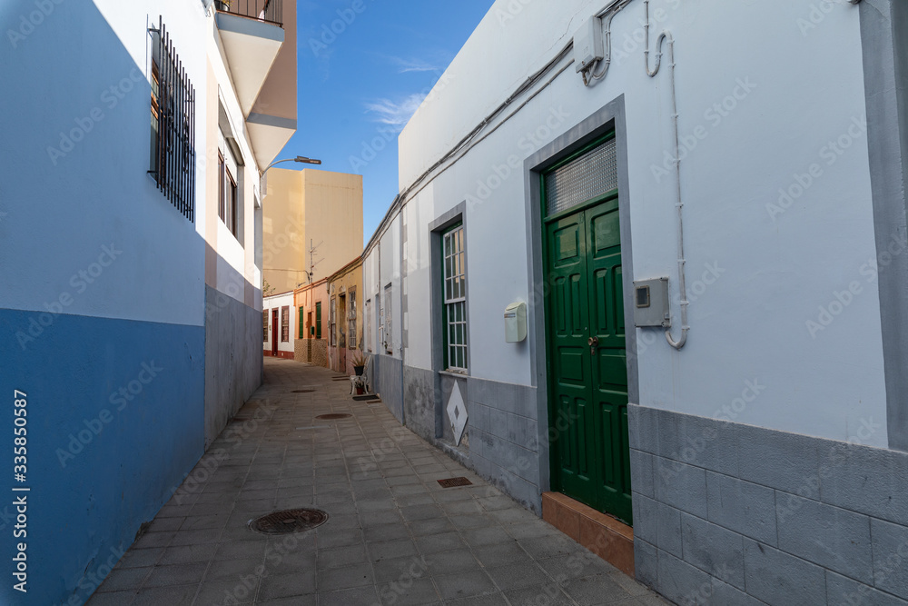 Traditional architecture at Santa Cruz - capital city of the island of La Palma, Canary Islands, Spain. Traditional architecture at Santa Cruz - capital city of the island of La Palma, Canary Islands, Spain.