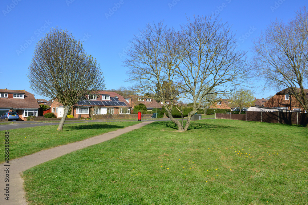 The effects of the Coronavirus in Horley, Surrey in the United Kingdom in April 2020 The effects of the Coronavirus in Horley, Surrey in the United Kingdom in April 2020