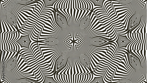 Seamless 3d pattern geometric. Waves seamless 3d texture. Vector illustration.