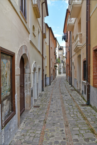 Fototapeta Naklejka Na Ścianę i Meble -  A narrow street in a small village in central Italy