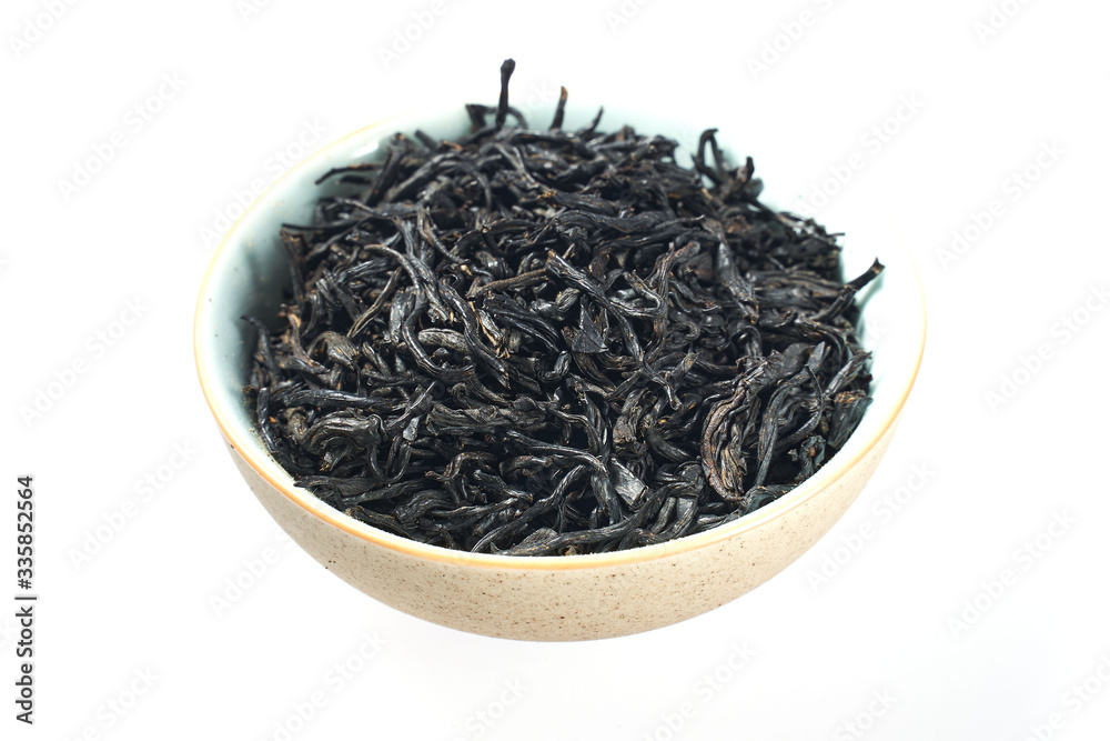 Fototapeta premium Red chinese tea kim chun mei object for creativity