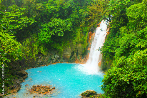 Fotografía Rio Celeste waterfall in Costa Rica