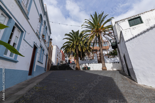 Traditional architecture at Santa Cruz - capital city of the island of La Palma, Canary Islands, Spain.