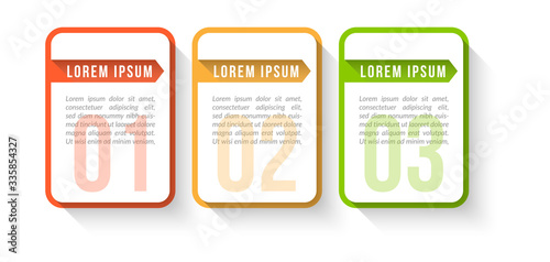 Minimal Business Infographics template. Timeline with 3 steps, options and marketing icons .Vector linear infographic with three conected elements. Can be use for presentation.