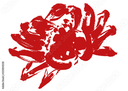 ズワイガニ、蟹、カニ、かに、マツバガニ、松葉蟹、海の幸、越前蟹、朱色、高級、シーフード、みそ、