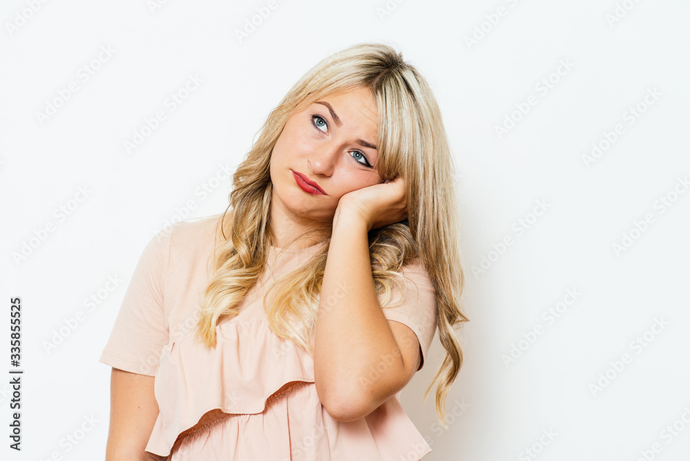 Fototapeta premium Woman thinks