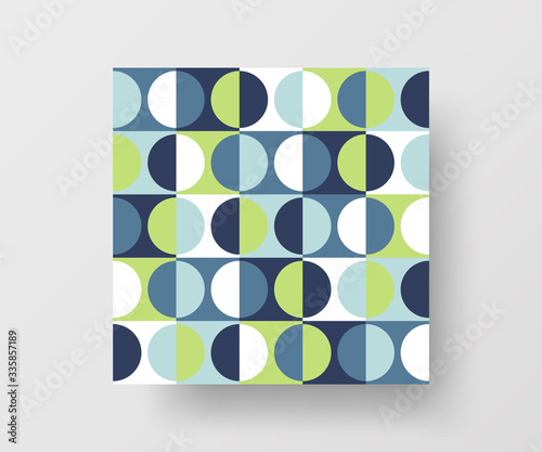 Amazing business advertisement vector mural art square banner mock up. Modern corporate abstract geometric illustration design layout background. Company identity quadrangle texture brochure template.