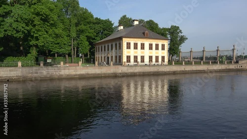 View of the old Summer Palace of Peter the Great on a Sunny may day. Saint Petersburg photo