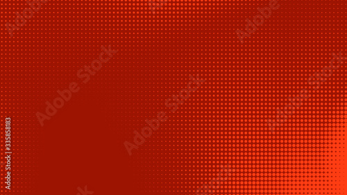 Dots halftone red purple color pattern gradient texture with technology digital background. Dots pop art comics style.
