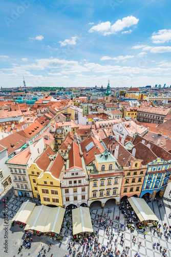 Photography Skyline of Prague, capital of the Czech Republic.