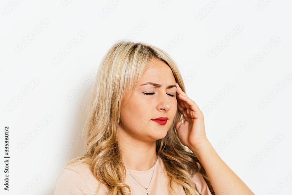 Headache woman Headache woman