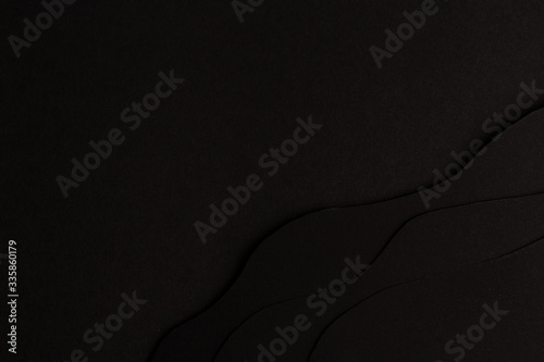 black background from paper line abstraction
